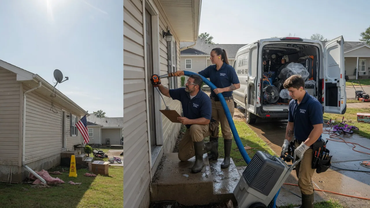 Ceiling Water Damage Restoration in Summerfield, KS near me
